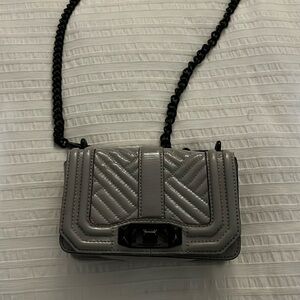 Rebecca minkoff gray crossbody